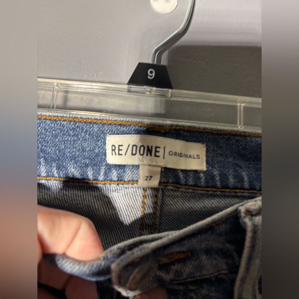 Re/done Originals Double Needle Long in Light 41 Women’s Size 27 - Picture 3 of 6